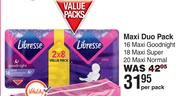 Libresse Maxi Duo Pack-Per Pack