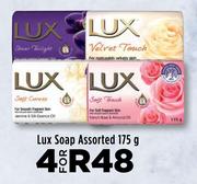 Lux Soap Assorted-For 4 x 175g