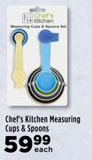 Chef's Kitchen Measuring Cups & Spoons-Each