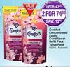 Comfort Concentrated Fabric Conditioner Refill Pack Value Pack Assorted-For 1 x 800ml
