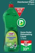 Home Butler Dishwashing Liquid-1.5Ltr