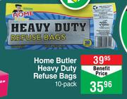 Home Butler Heavy Duty Refuse Bags-10 Per Pack