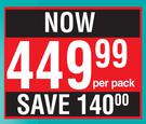 Pampers Pants Value Pack (Sizes 3-6)-Per 2 Pack