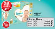 Pampers Nappy Mega Box (Size 3-5)-Per Pack