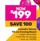 Laundry House 92cm Ironing Board