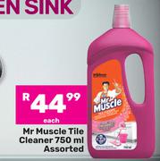 Mr Muscle Tile Cleaner Assorted-750ml Each