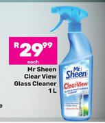 Mr Sheen Clear View Glass Cleaner-1Ltr Each