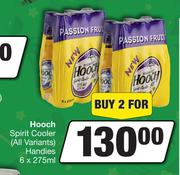 Hooch Spirit Cooler (All Variants) Handies-For 2 x 6 x 275ml