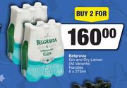 Belgravia Gin & Dry Lemon (All Variants) Handies-For 2 x 6 x 275ml
