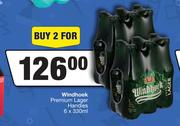 Windhoek Premium Lager Handies-For 2 x 6 x 330ml