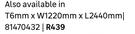 Pine Plywood Board (B/C Grade) T 6 mm x W 1220 mm x L 2440 mm
