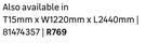 Pine Plywood Board (B/C Grade) T 15 mm x W 1220 mm x L 2440 mm