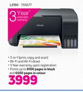 Epson Eco Tank L3150