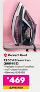Bennett Read 2200W Steam Iron BR1987S