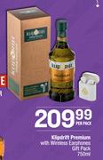 Klipdrift Premium With Wireless Earphones Gift Pack-750ml Per Pack