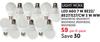 Light Worx LED A60 7W BE22/BE27/E27/CW 3W WW WW-Per 6 Pack