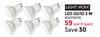 Light Worx LED GU10 3W 850018218-Per 6 Pack