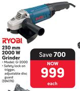 Ryobi 230mm 2000W Grinder 394176-Each 