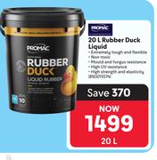 Promac Rubber Duck Liquid 850011074-20Ltr