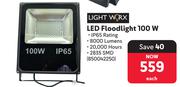 Light Worx LED Floodlight 100W 850042250-Each