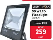 Light Worx 50W LED Floodlight 391376-Each