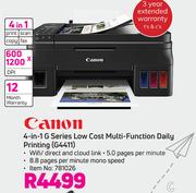 Canon 4-In-1 G Sereis Low Cost Multi-Function Daily Printing G4411