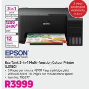 Epson Eco Tank 3-In-1 Multi-Function Colour Printer L3150