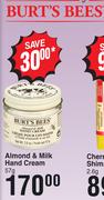 Burt's Bees Almond & Milk Hand Cream-57g