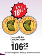 Burt's Bees Lemon Butter Cuticle Cream-15g Each
