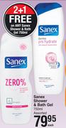 Sanex Shower & Bath Gel Assorted-750ml Each