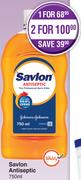 Savlon Antiseptic-750ml Each
