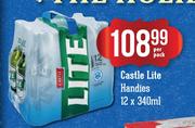 Castle Lite Handies-12 x 340ml Per Pack