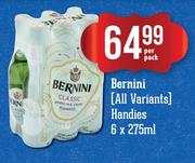Bernini Handies-6 x 275ml Per Pack