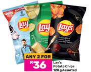 Lay's Potato Chips Assorted-For Any 2 x 120g