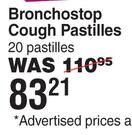 Bronchostop Cough Pastilies-20 Pastilies