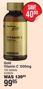 Gold Vitamin C 1000mg-100 Tablets