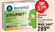 Sinupret Plus-40 Coated Tablets