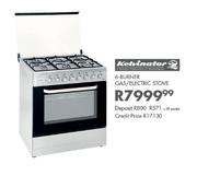 Kelvinator 6-Burner Gas/ Electric Stove.