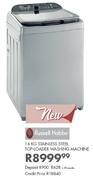 Russell Hobbs 16Kg Stainless Steel Top-Loader Washing Machine