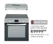 Russell Hobbs 7 Function 3-Piece Built-In Oven And HOB