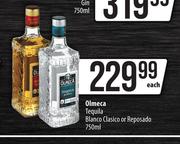 Olmeca Tequila Blanco Clasico Or Reposado-750ml Each