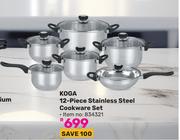 Koga 12-Piece Stainless Steel Cookware Set