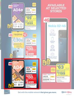 Pick n Pay : Cellular Deals (21 August - 08 October 2023), page 15