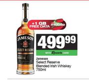 Jameson Select Reserve Blended Irish Whisky-750ml
