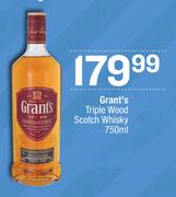 Grant's Triple Wood Scotch Whisky-750ml