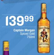 Captain Morgan Spiced Gold-750ml