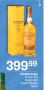 Glenmorangie 10 Year Old Single Malt Scotch Whisky-750ml