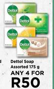 Dettol Soap Assorted-For 4 x 175g