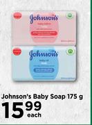 Johnson's Baby Soap-175g Each