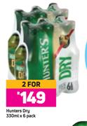 Hunters Dry 6 Pack-For 2 x 330ml